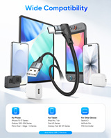 Câble de charge USB SUNGUY 18W USB C, câble de charge rapide USB, câble de données USB pour téléphone portable et voiture