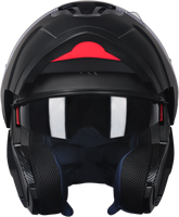 Casque de moto modulaire avec LOGO personnalisé avec fonction rabattable Matériau ABS Évent de spoiler galvanisé certifié DOT