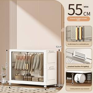 Rectangle d'injection pliable sans installation Plastique PP à 5 couches Design moderne Stockage <span class=keywords><strong>de</strong></span> vêtements multifonction durable - Product Image 6