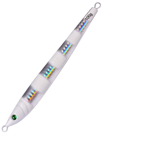 Leurre de pêche vertical métallique UV lumineux 20g-100g pour la pêche en eau profonde à chute lente, accessoires pour poissons d'eau salée - Product Image 4