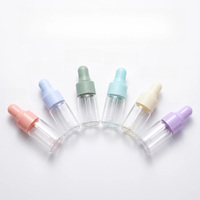 Botol Tetes Kaca Bening 5ml 10ml 15ml 20ml, Botol Tetes Plastik Mini, Botol Sampel Mini 3ml