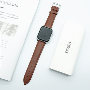 Bracelet de montre en cuir ciré à l'huile tendance, bracelet de remplacement 38/40/41/42/44/45 mm pour bracelets <span class=keywords><strong>IWatch</strong></span> séries <span class=keywords><strong>1</strong></span> 2 3 4 5 6 7 - Product Image 3