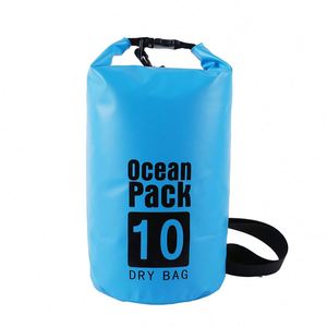 Custom Logo 10L Lightweight Ocean Pack Waterproof Dry <b>Bag</b> Backpack with Roll Top for <b>Beach</b> Promotion - Product Image 1