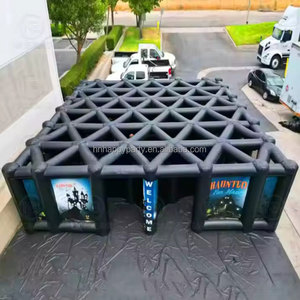 Labyrinthe de maison hantée gonflable jeu de labyrinthe gonflable jeu pour enfants équipement de terrain de jeu pour enfants extérieur terrain de jeu de parc de videur - Product Image 3