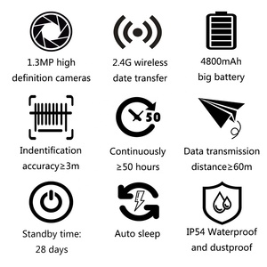 Pemindai Kode Batang Nirkabel 1d 2d Pemindai Kode Batang Genggam Qr - Product Image 3
