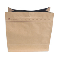 Sacs à fond plat en gros en stock, pochettes carrées verticales vides pour snacks et noix, emballage avec fermeture éclair refermable, logo personnalisé