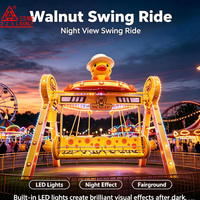 Fabricant fiable d'équipements d'amusement personnalisés de luxe : Manège à pendule à cadre en noyer et en forme de canard, pour parcs d'attractions extérieurs