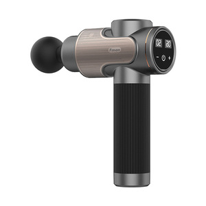 Pistolet de massage professionnel avec moteur sans balais 160W, 6 vitesses, course de 14 mm, batterie 1500 mAh, massages du corps et de la tête, avec écran tactile - Product Image 1