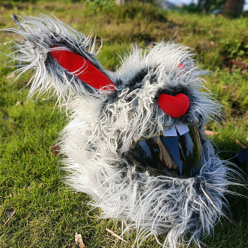 40 стилей Сумасшедший Забавный чехол для шлема кролика, легко установить пылезащитный колпачок для мотоциклетного шлема/