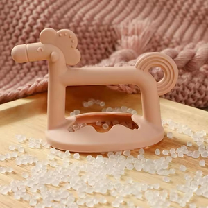 Mordedor de Silicona con Diseño de Animalito, Seguro para Alimentos, Flexible, Juguete Sensorial para la Dentición, Mordedor Molar para Bebés, Regalo - Product Image 5