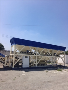 Planta Mezcladora de Concreto Portátil Modular Hzs de 25 a 180 Metros Cúbicos/H, Componentes Clave Incluyendo Motor, PLC y Rodamientos - Product Image 3