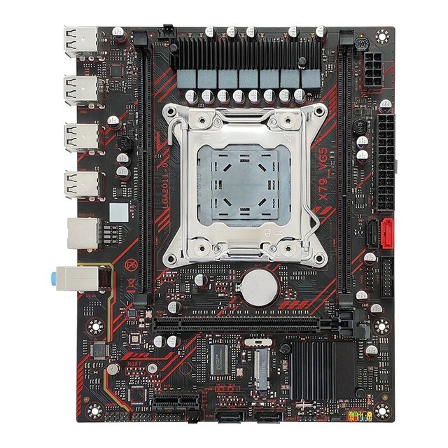 2011-Pin X79-VG5 Desktop Motherboard Dual-Channel DDR3 NVME Protocol Gigabit Network Card Intel Chipset SATA Hard Drive