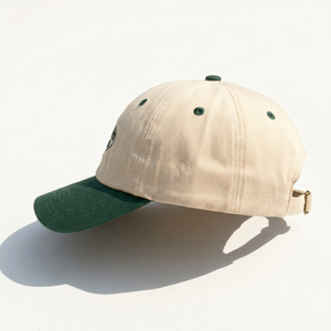 OEM Custom 6 Panel Embroidery Logo Green Baseball <b>Caps</b> Washed Cotton Unstructured Dad <b>Hats</b> - Product Image 4