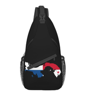 Sac bandoulière de haute qualité avec drapeau du Panama, logo personnalisé, sac de poitrine, sac à dos bandoulière, sac de voyage