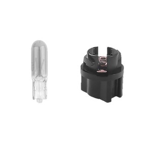T5 Halogen Lamp Holder 12V White Blue Red Green Yellow Pink Amber Car Instrument Panel <b>Light</b> Bulb <b>Socket</b> Auto Interior Lighting - Product Image 1