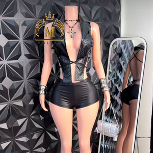 someone using a rose toy Www Sexy Girl Com Fetish Clothing Sexy Lingerie See Through Leather Catsuit  Bodysuit main image 1