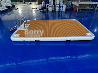 Drop Stitch Bain de soleil Teck Foam Deck Pad Floating Swim Air Raft Yacht Gonflable Water Jet Ski Dock Flotteurs Plate-forme