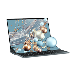 Logo personnalisé 16 + 14 pouces double écran Intel I7 ordinateur portable 9e génération Win 11 16 Go + 512 Go SSD 15.6 pouces nouveau corps en métal OEM Laptop - Product Image 1