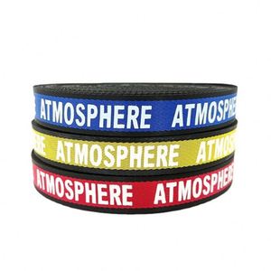 Custom Recycled Hexagon 3d Silk Screen Bag Shoulder Strap Printing Sublimation Silicon Dog Collars Nylon Polyester <b>Webbing</b> - Product Image 5