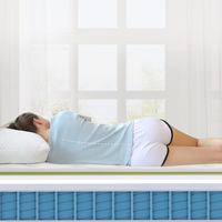 Matelas de luxe pour hôtel, mousse compressée douce de haute qualité, ressorts ensachés, roulé en boîte, California King
