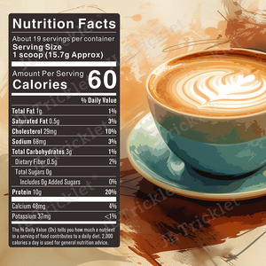 JULONG 공급 개인 라벨 오리지널 단백질 아이스 커피 프리미엄 유청 단백질 및 인스턴트 아이스 커피 분말을 건강한 노화로 - Product Image 2