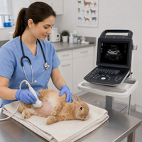 Échographe Doppler Couleur Vétérinaire XY M5VET avec Chariot Portable, Sonde Flexible et Flux de Travail Optimisé