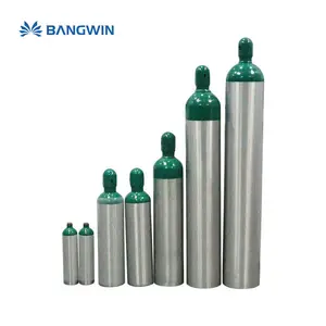 निर्माता प्रत्यक्ष बिक्री उच्च दबाव एल्यूमीनियम 0.35 ~ 50l ऑक्सीजन गैस सिलेंडर