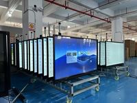 Meja Digital 55 65 75 85 inci, papan Pendidikan Konferensi jendela Android papan putih interaktif sentuh 4K