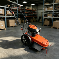 Débroussailleuse autoportée à essence haute puissance, tondeuse à gazon autopropulsée poussée à la main, coupe-herbe