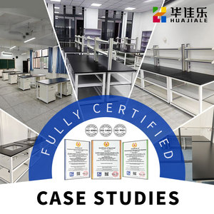 Huajiale đôi bàn làm việc với kệ thấp hơn và tủ di động làm việc băng ghế dự bị hội thảo bàn làm việc công nghiệp - Product Image 5