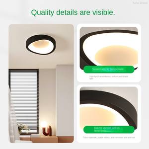 Plafonnier LED moderne minimaliste IP65 avec télécommande, style crème, en acrylique et fer, à montage en surface, pour couloir, entrée, hall d'entrée - Product Image 4