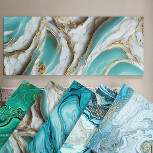 Pannelli Murali di Lusso in Marmo con Motivo a Venature Dorate, Design Moderno in PVC Impermeabile per Rivestimenti Decorativi di Pareti in Casa e Hotel - Product Image 1