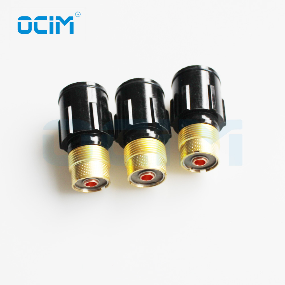 49V24 49V25 49V26 49V27 49V28 зажимные газовые линзы для сварочного пистолета WP27, Поставщик расходных материалов