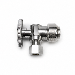 Válvula de cierre angular de bola de 1/4 de vuelta para <span class=keywords><strong>grifo</strong></span> de inodoro, conexión OEM Push-to-Fit para <span class=keywords><strong>filtro</strong></span> purificador de agua, acero inoxidable SUS 304/316 - Product Image 3
