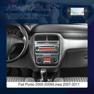 Podofo 7 ''pour <span class=keywords><strong>Fiat</strong></span> <span class=keywords><strong>Punto</strong></span> 2005-2009/Linea 2007-2011 Android Autoradio Stéréo <span class=keywords><strong>2</strong></span> + 64GB IPS Écran CarPlay/Android Auto GPS WiFi FM - Product Image 2