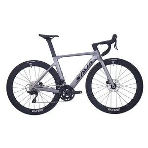 Bicicletta da Corsa in Fibra di Carbonio SAVA R08 CR-A7L Bici di Fascia Alta con Cavi Interni - Product Image 3