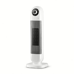 Tour de chauffage en céramique PTC, chaleur instantanée, double usage chaud et froid, 2 vitesses de ventilation, oscillant - Product Image 1