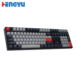 คีย์บอร์ดเชอร์รี่แบรนด์ 108 คีย์ แบบสามโหมด ไฟ LED Backlit ไร้เสียง รุ่นใหม่ - Product Image 1