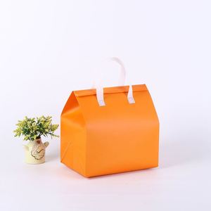 Disposable Wholesale Non-Woven Lunch Food Delivery <b>Cooler</b> BagThermal Insulated Bag Custom Logo for Food Takeout - Product Image 5