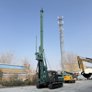 Pile driver <span class=keywords><strong>de</strong></span> type chenillé <span class=keywords><strong>CFA</strong></span>, profondeur <span class=keywords><strong>de</strong></span> forage 25m, système entièrement hydraulique, moteur Cummins à engrenages, haute efficacité, 20t, ISO CE - Product Image 4
