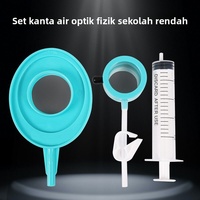 Kit d'expérimentation des lentilles d'eau pour les jeunes : Modèle oculaire pour l'expérimentation en optique, correction de la myopie et de l'hypermétropie, lentilles concaves et convexes