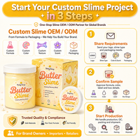 12 paquets de kit de Slime coloré boîte aveugle Slime rempli calendrier de l'avent, doux et non collant soulagement du stress jouet Slime Making