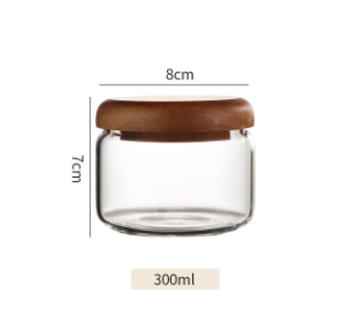 Wholesale High Borosilicate Airtight Glass Storage Jars