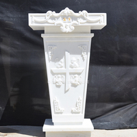 Precio de fábrica Iglesia Católica Decoración religiosa Tallada a mano Altar de mármol blanco y mesa de púlpito