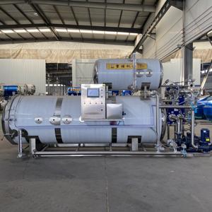 Stérilisateur industriel pour aliments, Machine pour bocaux en verre, stérilisateur à vapeur - Product Image 2