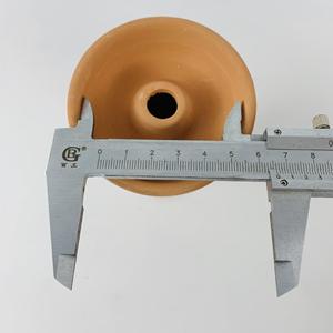 Cazoleta de Cerámica para Narguile, de Arcilla Roja Natural, con Orificio Mediano, Estilo Árabe, Tamaño Grande - Product Image 4