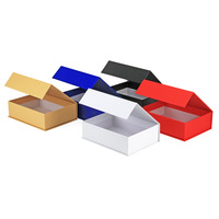 Vente en gros de boîte à cils cosmétique de maquillage en papier rigide Boîte de papier cosmétique en carton d'emballage personnalisé avec logo imprimé