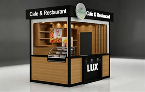 ออกแบบร้านกาแฟขนาดเล็ก LUX Retail ด้วยคอนเทนเนอร์ 3 มิติ แบบจำลองร้านกาแฟ 3 มิติ - Product Image 3