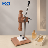 Machine de capsulage manuelle en gros pour flacons de parfum, scelleuse de bouchons de table avec hauteur réglable pour le sertissage des pompes