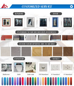 Casas Pré-fabricadas Portáteis de Aço da China, Kits Móveis de 20ft e 40ft, Estruturas de Contêineres de Transporte Pré-fabricados - Product Image 3